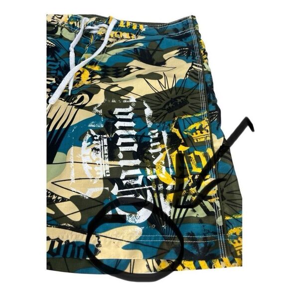 Corona Extra Mens Size 30 Board Shorts Swim Trunks Beachwear Cargo Drawstring - Picture 6 of 11